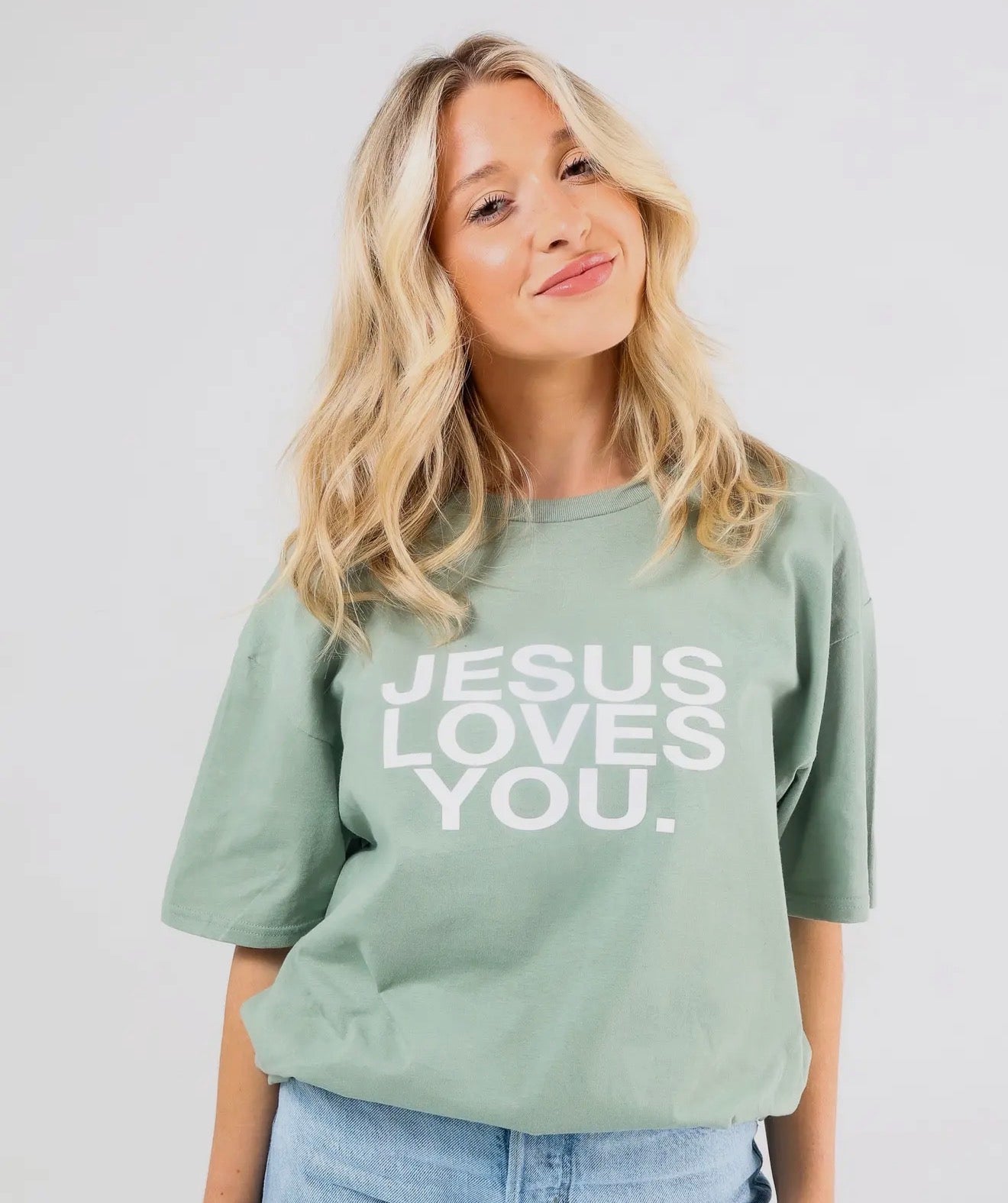 JLY TEE -SAGE (PREORDER ARRIVES BEFORE CHRISTMAS)