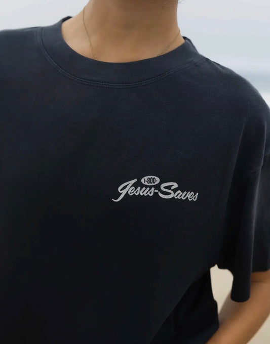 JESUS SAVES PRAYER LINE TEE (PREORDER ARRIVES BEFORE CHRISTMAS)