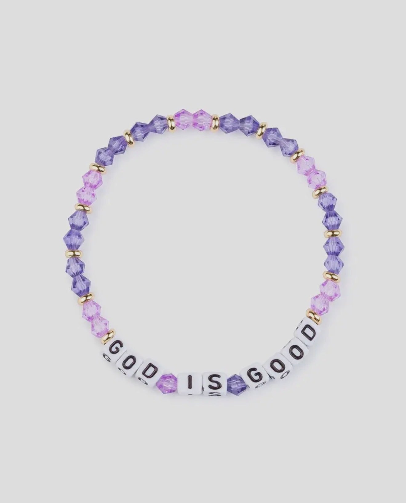 GOD IS GOOD LETTER BRACELET (PREORDER ARRIVES BEFORE CHRISTMAS)