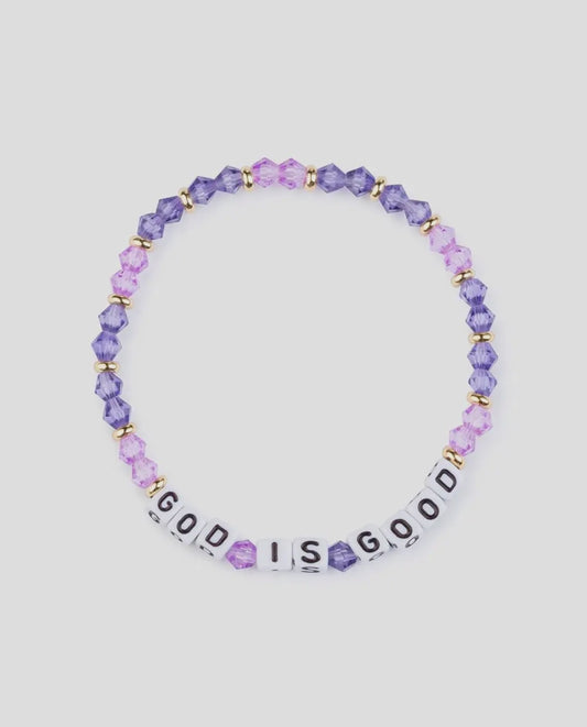 GOD IS GOOD LETTER BRACELET (PREORDER ARRIVES BEFORE CHRISTMAS)