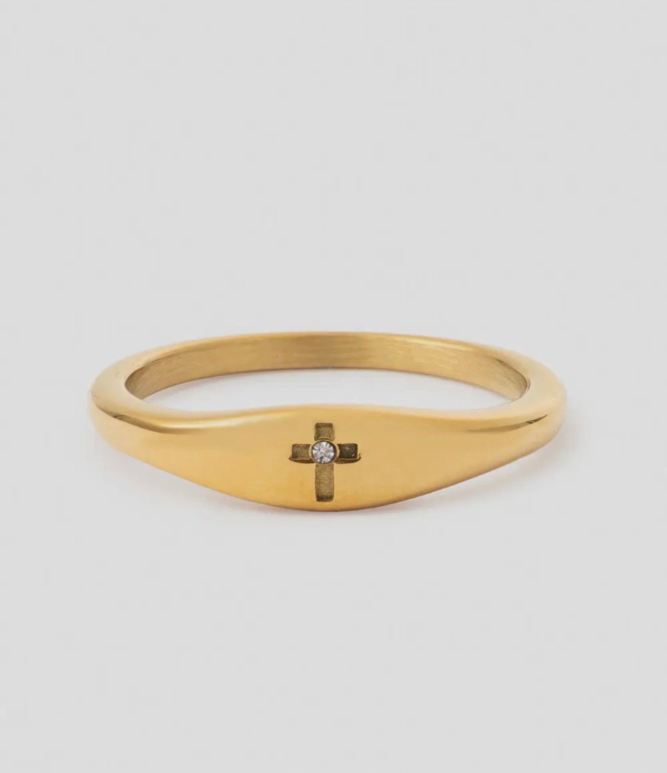 CROSS GEMSTONE RING (PREORDER ARRIVES BEFORE CHRISTMAS)