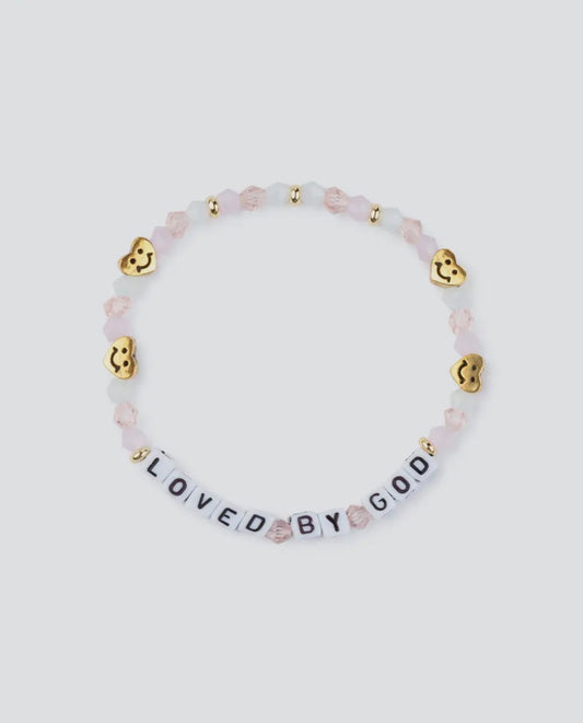 LOVED BY GOD LETTER BRACELET (PREORDER ARRIVES BEFORE CHRISTMAS)