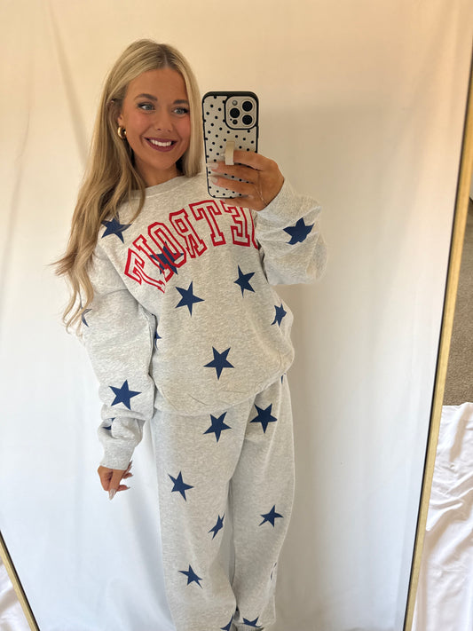 Game Day Star Sweatpants - DETROIT BASKETBALL