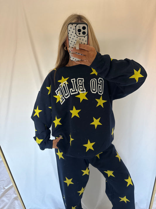 Game Day Star Sweatshirt - GO BLUE