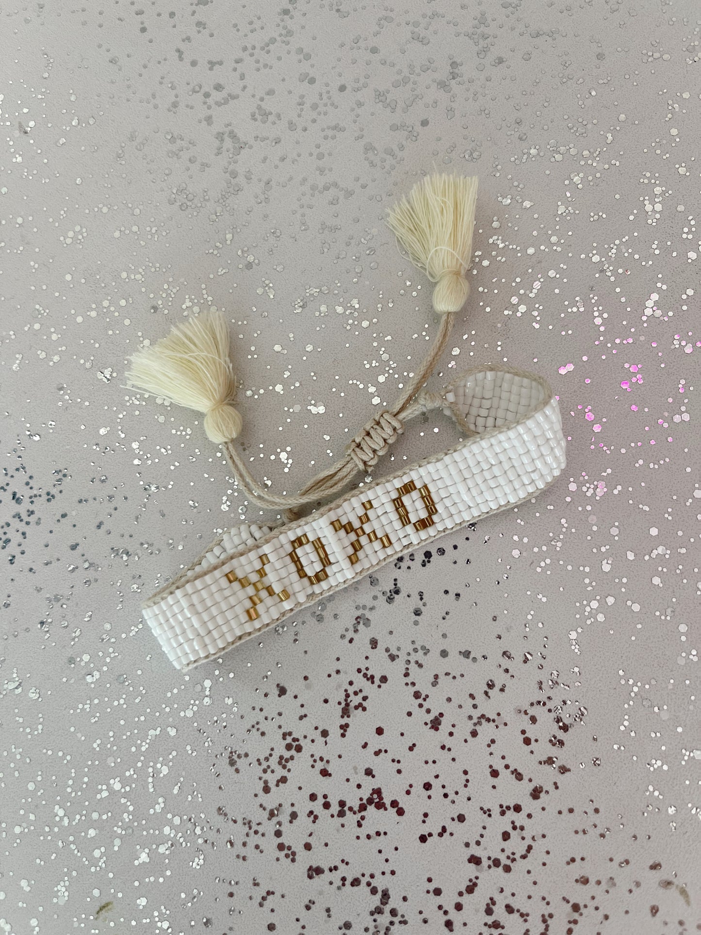 XOXO Beaded Bracelet