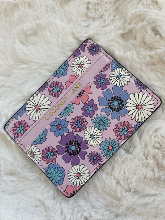 Card Holder - Pastel Flowers