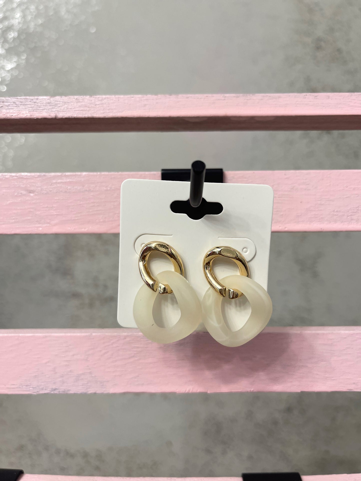 Oblong Double Link Earrings