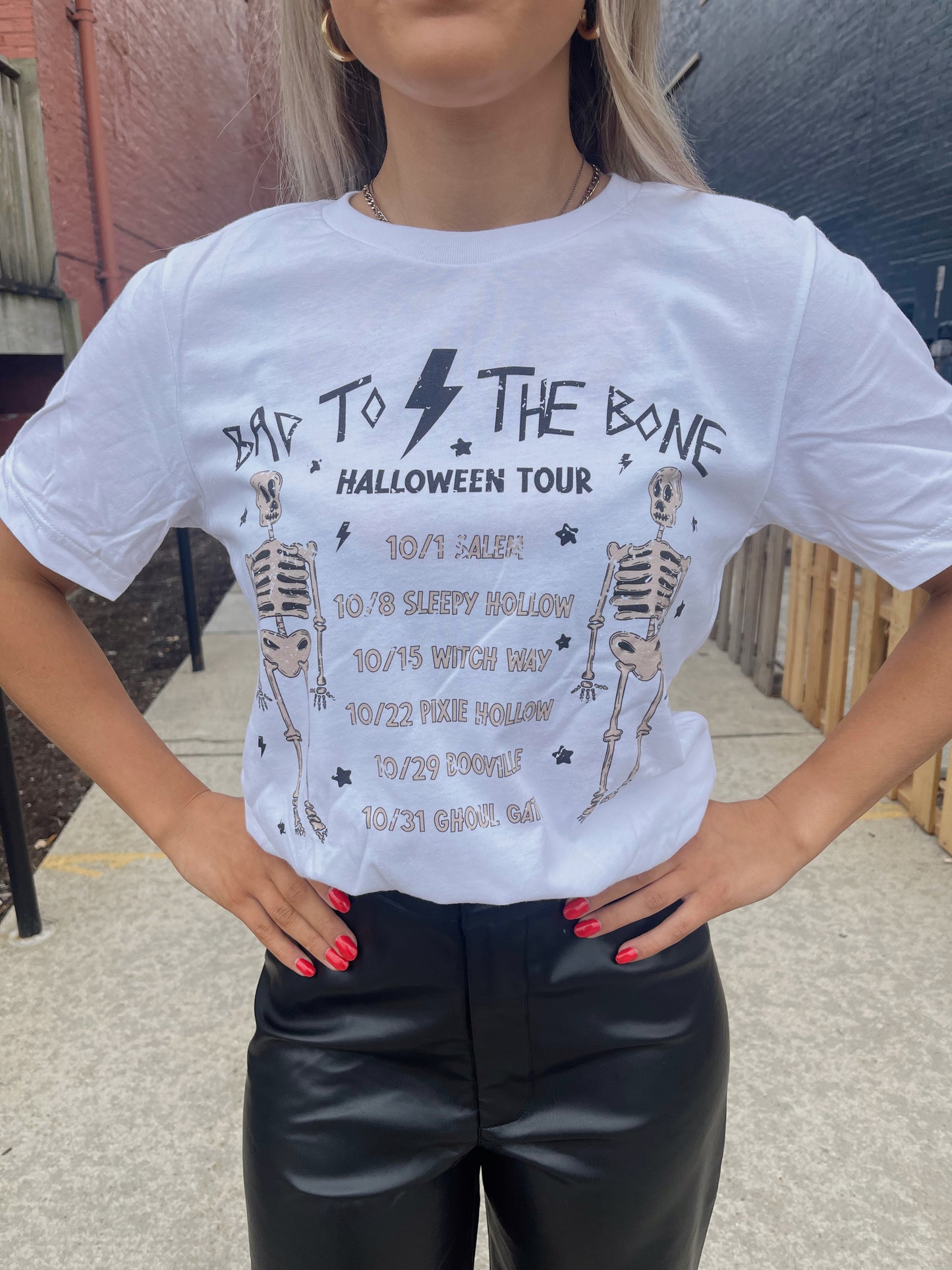 ZZ Bad To The Bone Tour Graphic Tee