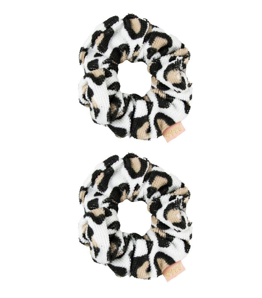 Microfiber Scrunchies - Leopard